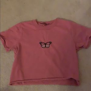 BRANDY MELVILLE BUTTERFLY TOP PERFECT CONDITION